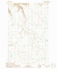 Antelope Flat 1987 topographic map thumbnail