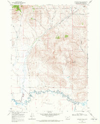 Antelope Peak 1968 topographic map thumbnail