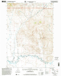 Antelope Peak 1997 topographic map thumbnail