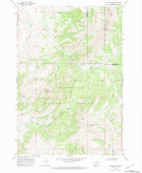 Antone Peak 1968 topographic map thumbnail