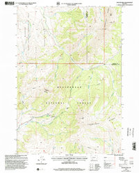 Antone Peak 1997 topographic map thumbnail