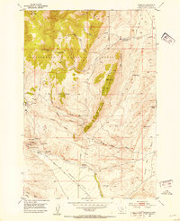 Argenta 1952 topographic map thumbnail