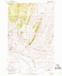 Argenta 1952 topographic map thumbnail