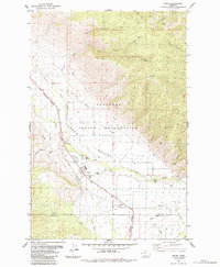 Arlee 1984 topographic map thumbnail
