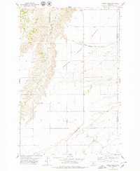 Arrow Creek 1979 topographic map thumbnail