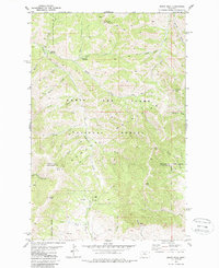 Arrow Peak 1978 topographic map thumbnail