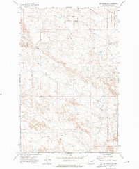 Ash Creek West 1972 topographic map thumbnail