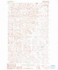 Ashford Coulee 1984 topographic map thumbnail