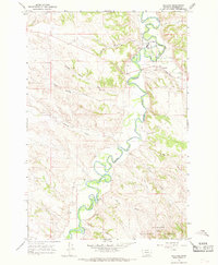Ashland 1966 topographic map thumbnail