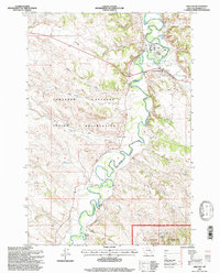 Ashland 1995 topographic map thumbnail