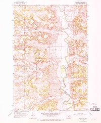 Ashland NE 1966 topographic map preview