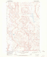 Austin Lake 1968 topographic map thumbnail