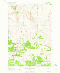 B K Ranch 1962 topographic map thumbnail