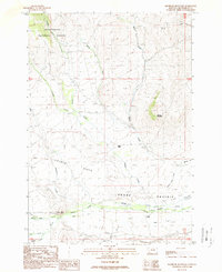 Bachelor Mountain 1988 topographic map thumbnail