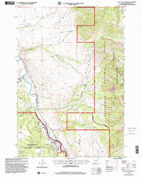 Bad Luck Creek 1997 topographic map thumbnail