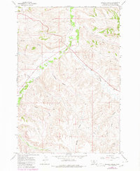 Badbaby Coulee 1967 topographic map thumbnail