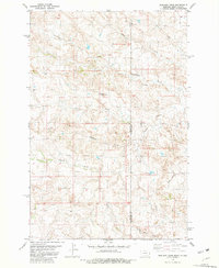 Badland Draw 1981 topographic map thumbnail