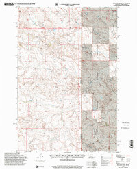 Badland Draw 1997 topographic map thumbnail