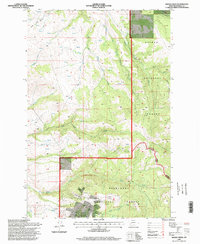 Baggs Creek 1996 topographic map thumbnail