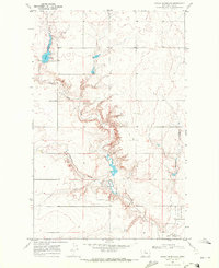 Bailey Reservoir 1969 topographic map thumbnail