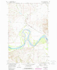 Bainville SW 1969 topographic map thumbnail