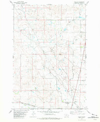 Baker NE 1981 topographic map thumbnail