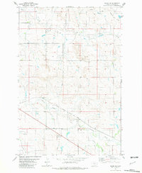 Baker NW 1981 topographic map thumbnail