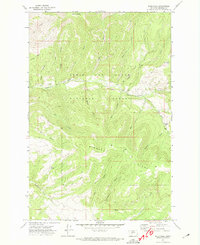 Bald Hills 1971 topographic map thumbnail
