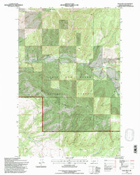 Bald Hills 1995 topographic map thumbnail