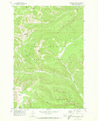 Bandbox Mountain 1970 topographic map thumbnail
