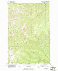 Bandbox Mountain 1970 topographic map thumbnail
