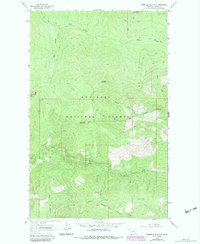 Banfield Mountain 1963 topographic map thumbnail