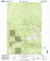 Banfield Mountain 1997 topographic map thumbnail