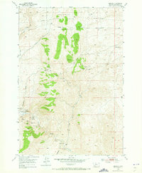 Bannack 1952 topographic map thumbnail