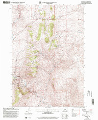 Bannack 1997 topographic map thumbnail