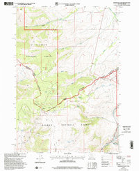 Bannock Pass 1997 topographic map thumbnail