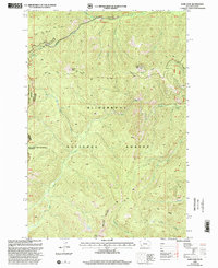 Bare Cone 1998 topographic map thumbnail
