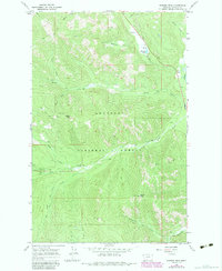 Barren Peak 1966 topographic map thumbnail