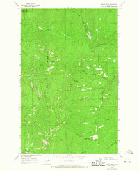 Bassoo Peak 1964 topographic map thumbnail