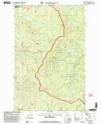 Bassoo Peak 1999 topographic map thumbnail