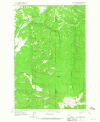 Bata Mountain 1965 topographic map thumbnail