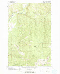 Bata Mountain 1965 topographic map thumbnail