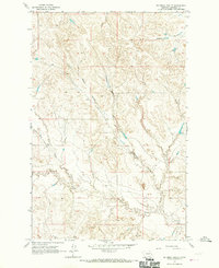 Bateman Coulee 1964 topographic map thumbnail