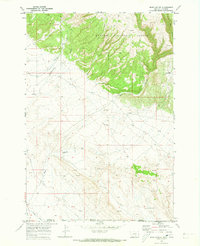 Bear Canyon 1969 topographic map thumbnail