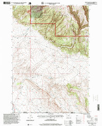 Bear Canyon 1996 topographic map thumbnail