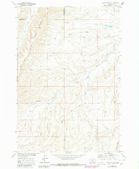Bear Coulee 1968 topographic map thumbnail