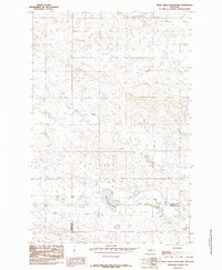 Bear Creek Reservoir 1985 topographic map thumbnail