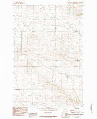 Bear Creek Reservoir SE 1985 topographic map thumbnail