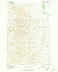 Bear Jaw Creek 1969 topographic map thumbnail