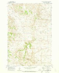 Bear Skull Mountain 1970 topographic map thumbnail